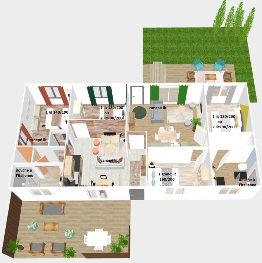 Le Cottage Duo Vigne Rouge Sauna Gaillac Entre Albi-Toulouse & Les Cottages Du Tarn Brens (Tarn) Exterior foto